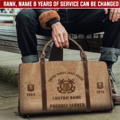 US Coast Guard, Lest We Forget - Travel Bag - Size L: 20.4 x 9.4 x 10.2 inches