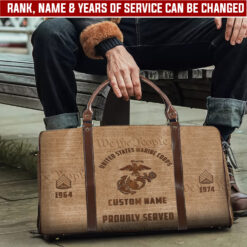 US Marine Corps, Honor The Fallen - Travel Bag - Size L: 20.4 x 9.4 x 10.2 inches