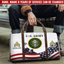 US Army, Freedom Isn't Free - Travel Bag - Size L: 20.4 x 9.4 x 10.2 inches