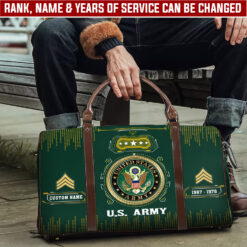 US Army, E 7 Army Master Specialist - Travel Bag - Size L: 20.4 x 9.4 x 10.2 inches