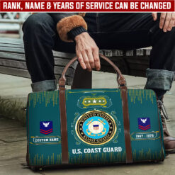 US Coast Guard, Born Ready - Travel Bag - Size L: 20.4 x 9.4 x 10.2 inches