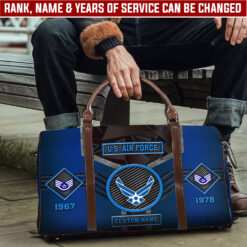 US Air Force, E 4 Air Force Sergeant - Travel Bag - Size L: 20.4 x 9.4 x 10.2 inches