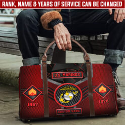 US Marine Corps, Honoring All Who Served - Travel Bag - Size L: 20.4 x 9.4 x 10.2 inches