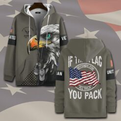 US Air Force , E 5 Air Force Staff Sergeant - Zip Hoodie