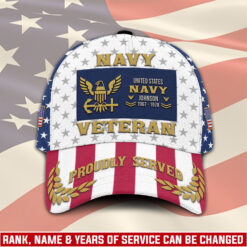 US Navy, Proud To Have Served - Classic Cap