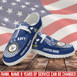 US Navy, Proud Veteran - Dude Shoes