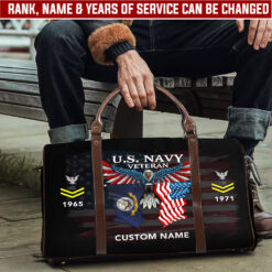 US Navy, E 3 White - Travel Bag - Size L: 20.4 x 9.4 x 10.2 inches