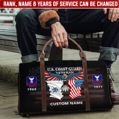 US Coast Guard, Honor, Duty, Service - Travel Bag - Size L: 20.4 x 9.4 x 10.2 inches