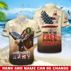 US Army, Honor The Fallen - Hawaii Shirt