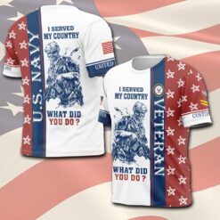 US Navy, E 8 Gold - T-Shirt