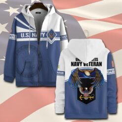 US Navy, I Walked The Walk - Zip Hoodie