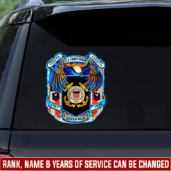 US Coast Guard, Proud To Have Served - Car Sticker
