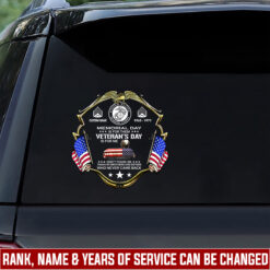 US Marine Corps, Lest We Forget - Car Sticker