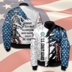 US Coast Guard, E 6 Red - Bomber Jacket