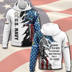 US Navy, By Sea, Air and Land - Hoodie