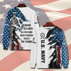 US Navy, Honor, Duty, Service - Sweatshirt