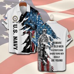 US Navy, E 3 White - Short Sleeve Button Shirt