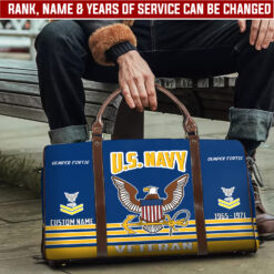 US Navy, Once A Sailor, Always A Sailor - Travel Bag - Size L: 20.4 x 9.4 x 10.2 inches