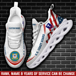 US Coast Guard, Honor, Duty, Service - Max Soul Shoes