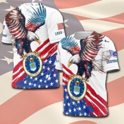 US Air Force , Freedom Over Fear - T-Shirt