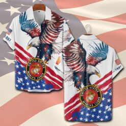 US Marine Corps, O 3 Marines Captain - Short Sleeve Button Shirt