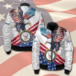 US Navy, E 7 Gold - Bomber Jacket