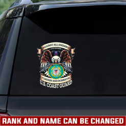 US Coast Guard, No One Gets Left Behind - Car Sticker