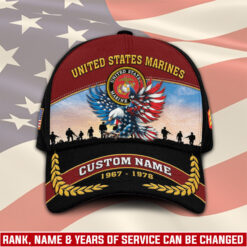 US Marine Corps, E 7 Marines Gunnery Sergeant - Classic Cap