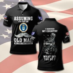 US Air Force , Remember - Honor - Respect - Polo Shirt