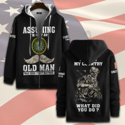 US Army, No One Gets Left Behind - Zip Hoodie