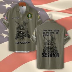US Army, No One Fights Alone - Short Sleeve Button Shirt