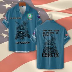 US Coast Guard, Always Remember, Never Forget - Short Sleeve Button Shirt