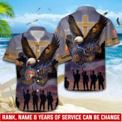 US Marine Corps, E 3 Marines Lance Corporal - Hawaii Shirt
