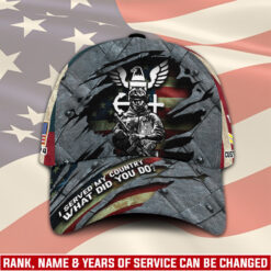 US Navy, American By Birth, Veteran By Choice - Classic Cap