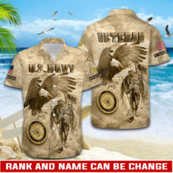US Navy, Honor, Duty, Service - Hawaii Shirt