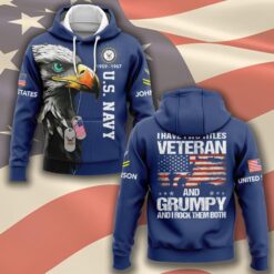 US Navy, Honoring All Who Served - Hoodie
