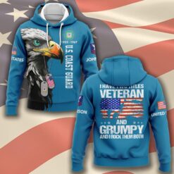 US Coast Guard, E 6 Red - Hoodie