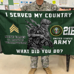 US Army Flying Flag - THFCustom24100801 - 3×5 Feet(90×150 Cm)