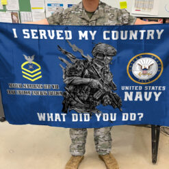 US Navy Flying Flag - THFCustom24101801 - 3×5 Feet(90×150 Cm)