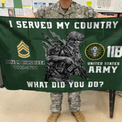 US Army Flying Flag - THFCustom24110101 - 3×5 Feet(90×150 Cm)