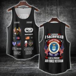 Air Force Badge, E 4 Air Force Sergeant - Tank-Top