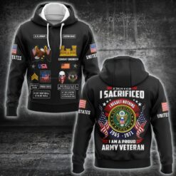 Army Branch, Duty, Honor, Country - Hoodie