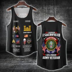 Army Branch, Proud Veteran - Tank-Top
