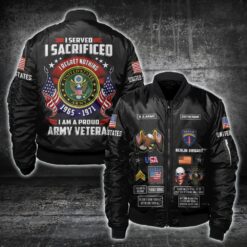 Army Division, All Gave Some, Some Gave All - Bomber Jacket