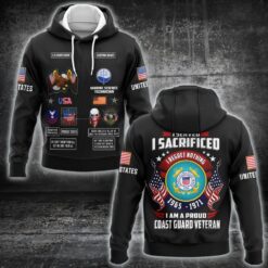 Coast Guard Rating, All Gave Some, Some Gave All - Hoodie
