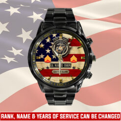 US Marine Corps, All Gave Some, Some Gave All - Black Stainless Steel Watch