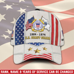 US Coast Guard, E 4 Gold - Classic Cap