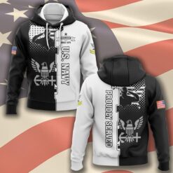 US Navy, E 4 Red - Hoodie