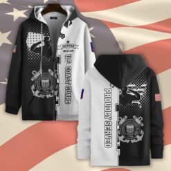 US Coast Guard, E 7 Gold - Zip Hoodie