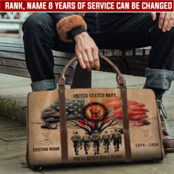 US Navy, I Walked The Walk - Travel Bag - Size L: 20.4 x 9.4 x 10.2 inches